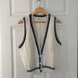Vintage Cable Knit Vest
